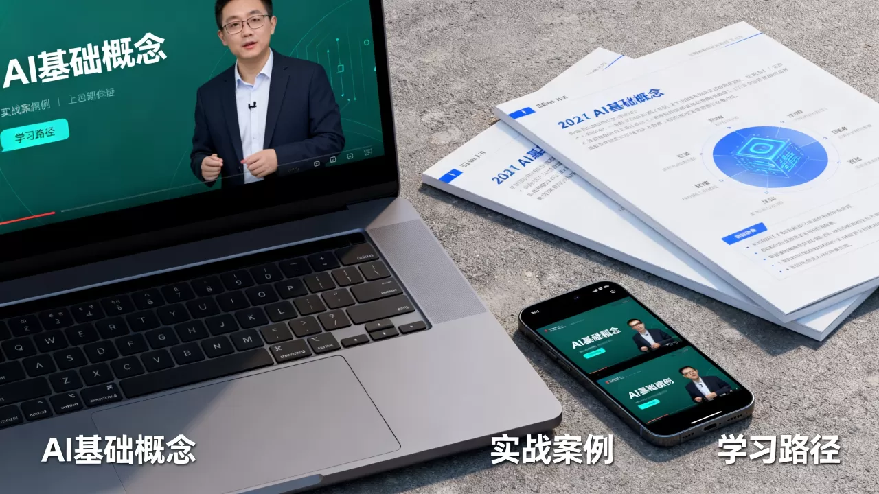AI学习教程视频怎么用？零基础入门学习路径
