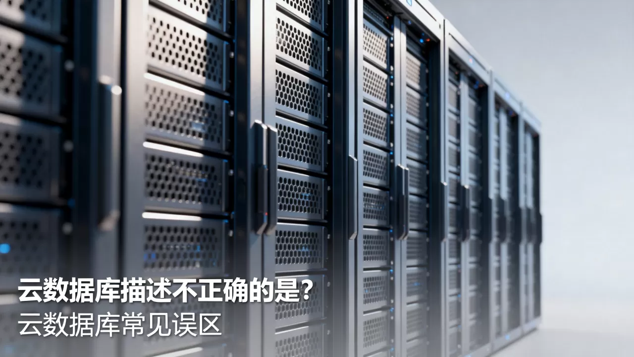 云数据库描述不正确的是？云数据库有哪些常见误区