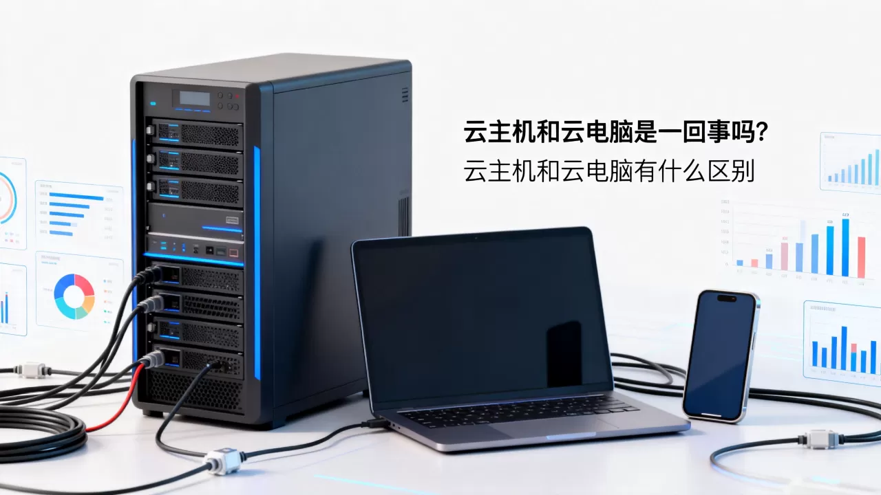 云主机和云电脑是一回事吗？云主机和云电脑有什么区别