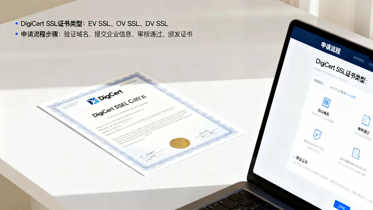 DigiCert SSL证书有哪些类型？DigiCert SSL证书申请流程