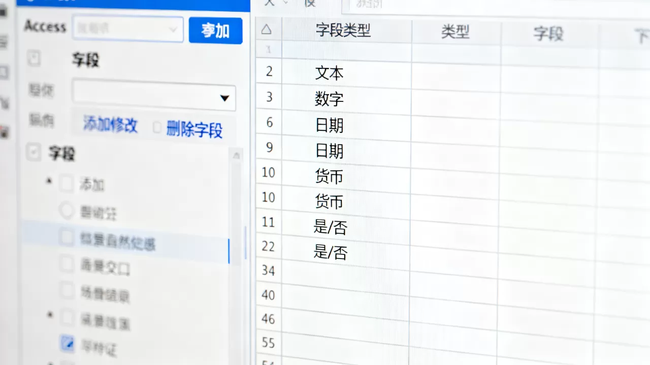 Access数据库表中的字段如何操作?access数据库字段类型有哪些 Access数据库表中的字段如何操作?access数据库字段类型有哪些