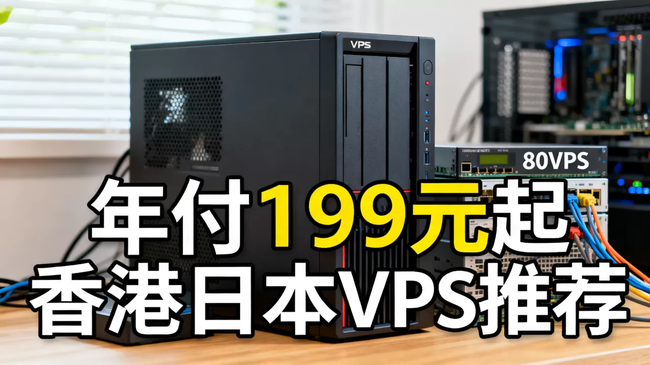 80VPS年付199元起靠谱吗？香港日本VPS推荐