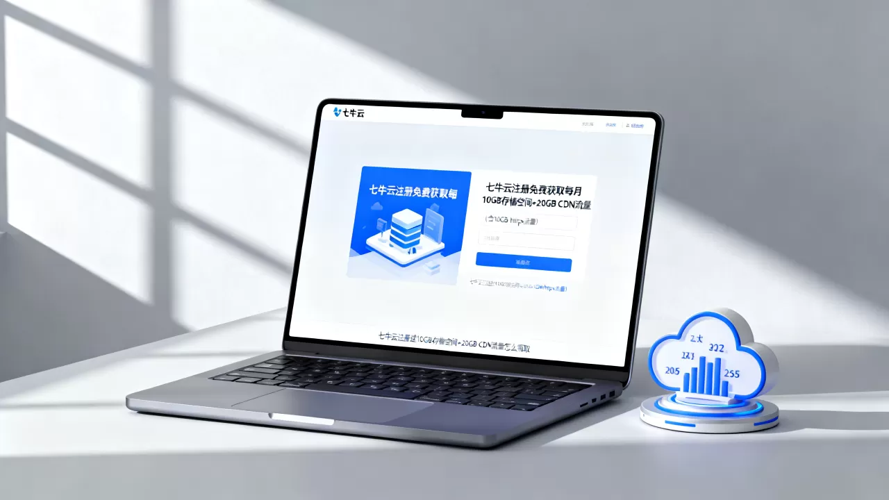 七牛云注册免费获取每月10GB存储空间+20GB CDN流量（含10GB https流量）,七牛云注册送10GB存储空间+20GB CDN流量怎么领取