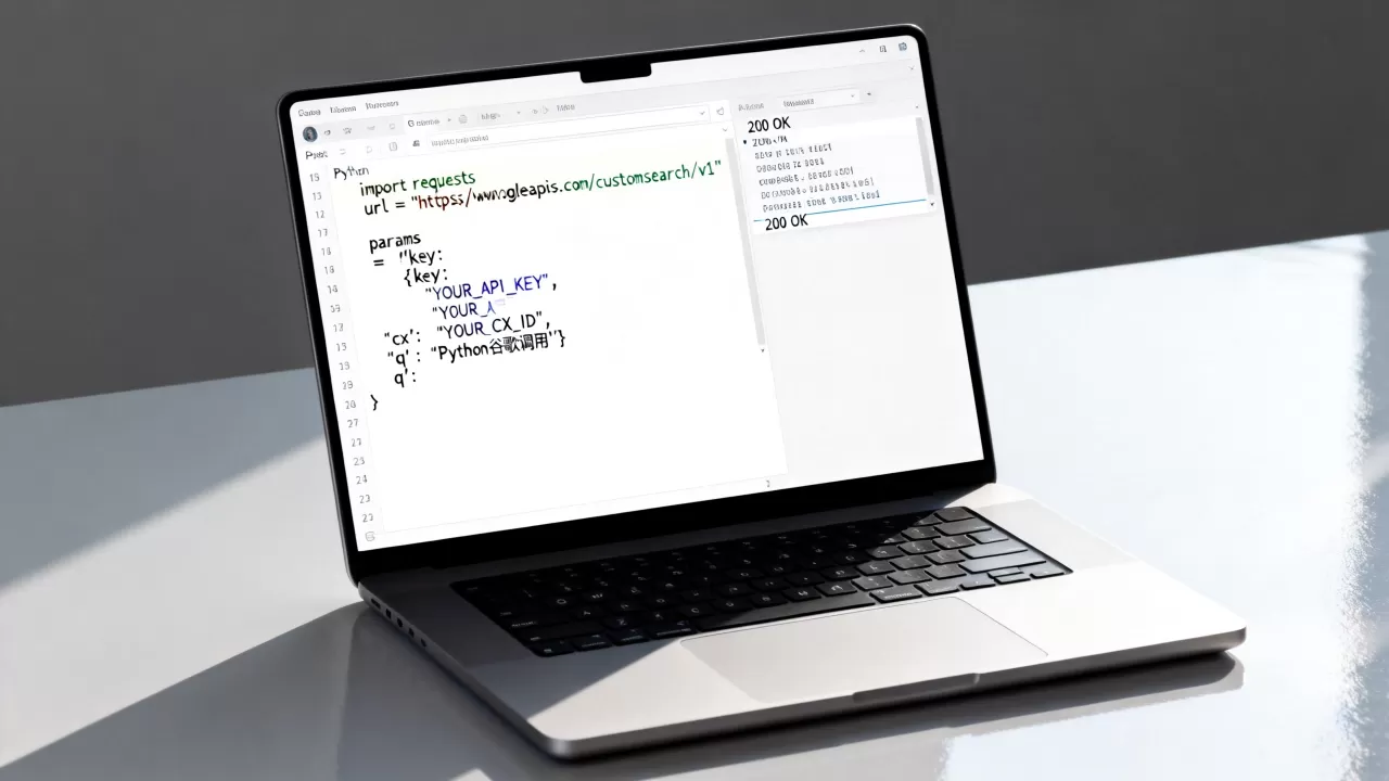 Python谷歌怎么调用？python调用谷歌搜索接口代码