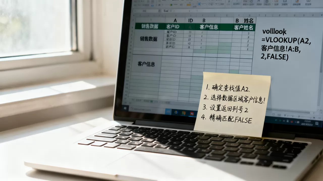 Excel如何引用行数据?vlookup跨表引用数据公式 Excel如何引用行数据?vlookup跨表引用数据公式