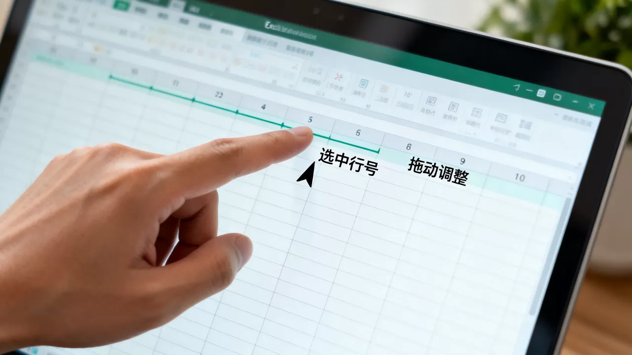 Excel怎么调整行距？Excel表格行距怎么设置