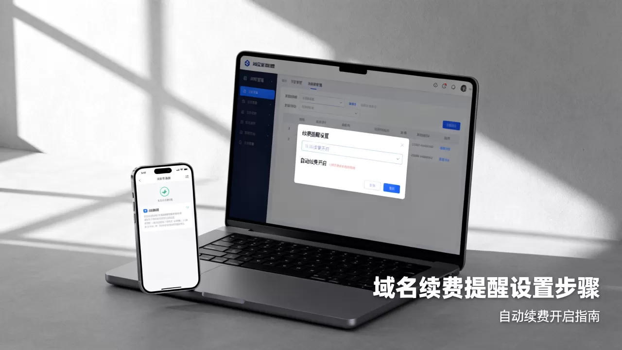 域名续费提醒怎么设置？域名到期自动续费怎么开启