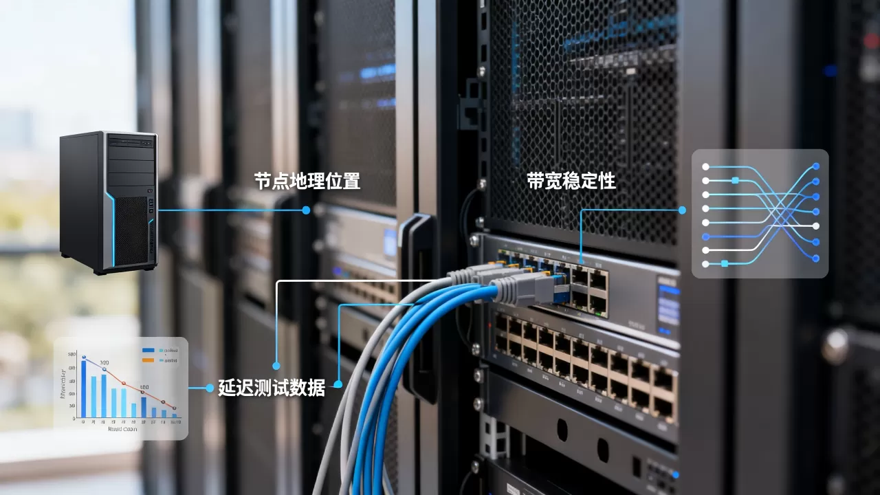 服务器加速节点怎么选，如何有效降低网络延迟？