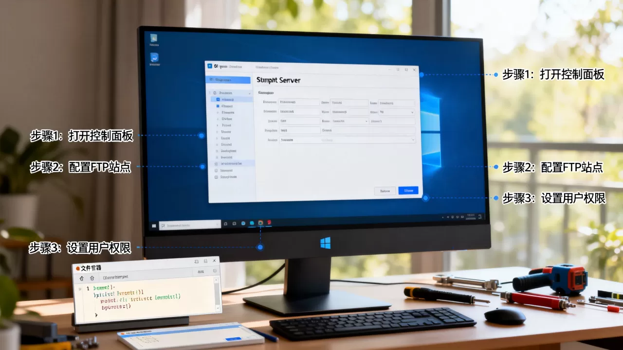 如何搭建Windows FTP，FTP服务器配置教程有哪些？