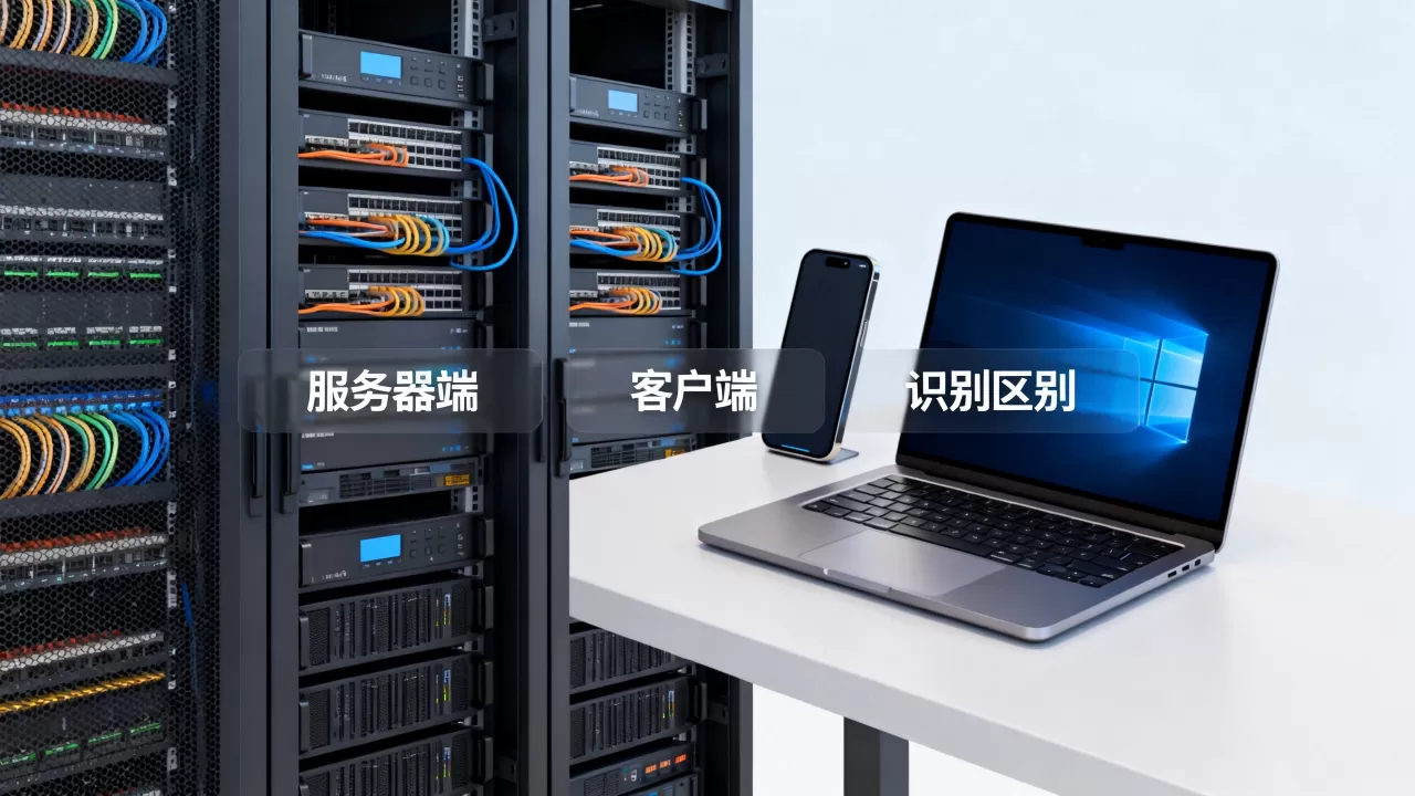 服务器端和客户端识别有什么区别，客户端与服务端区别是什么