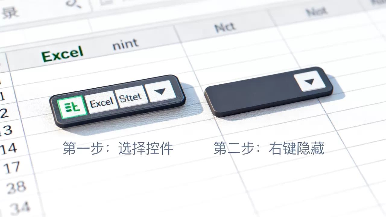Excel控件该如何快速隐藏,Excel控件怎么显示和隐藏? Excel控件该如何快速隐藏,Excel控件怎么显示和隐藏?