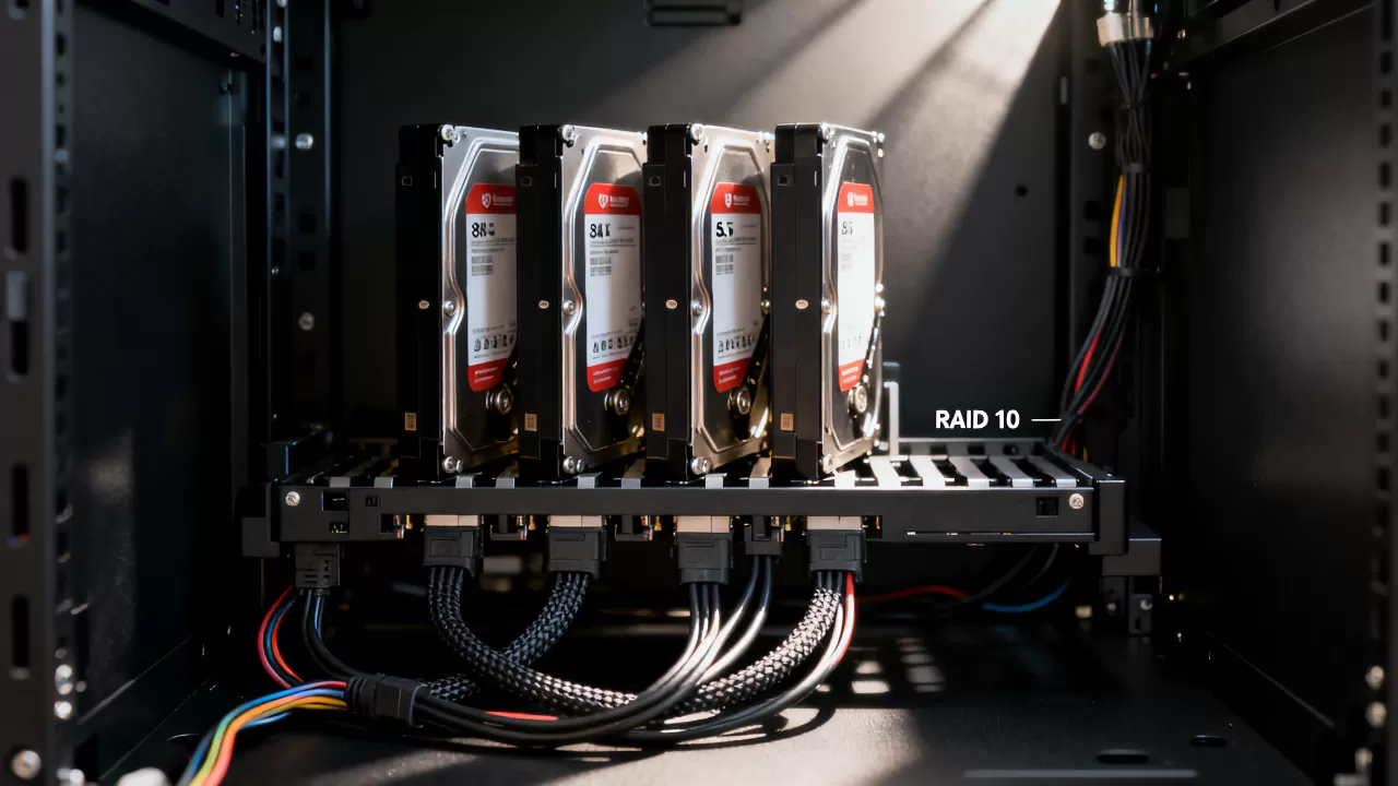 服务器四块硬盘怎么做阵列,RAID 5和RAID 10哪个更好? 服务器四块硬盘怎么做阵列,RAID 5和RAID 10哪个更好?