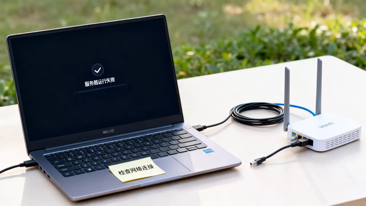 win10笔记本服务器运行失败怎么办,怎么解决 win10笔记本服务器运行失败怎么办,怎么解决