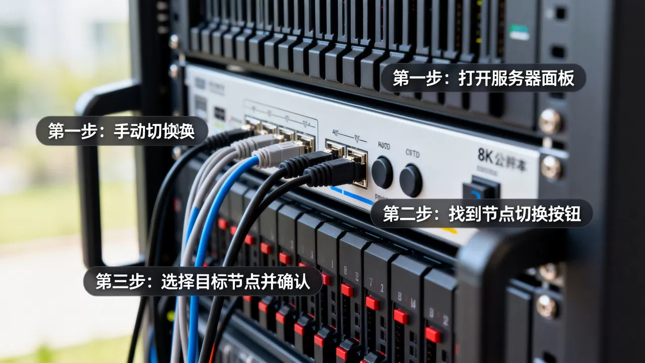 服务器手动切换节点有几种方法，具体怎么操作？