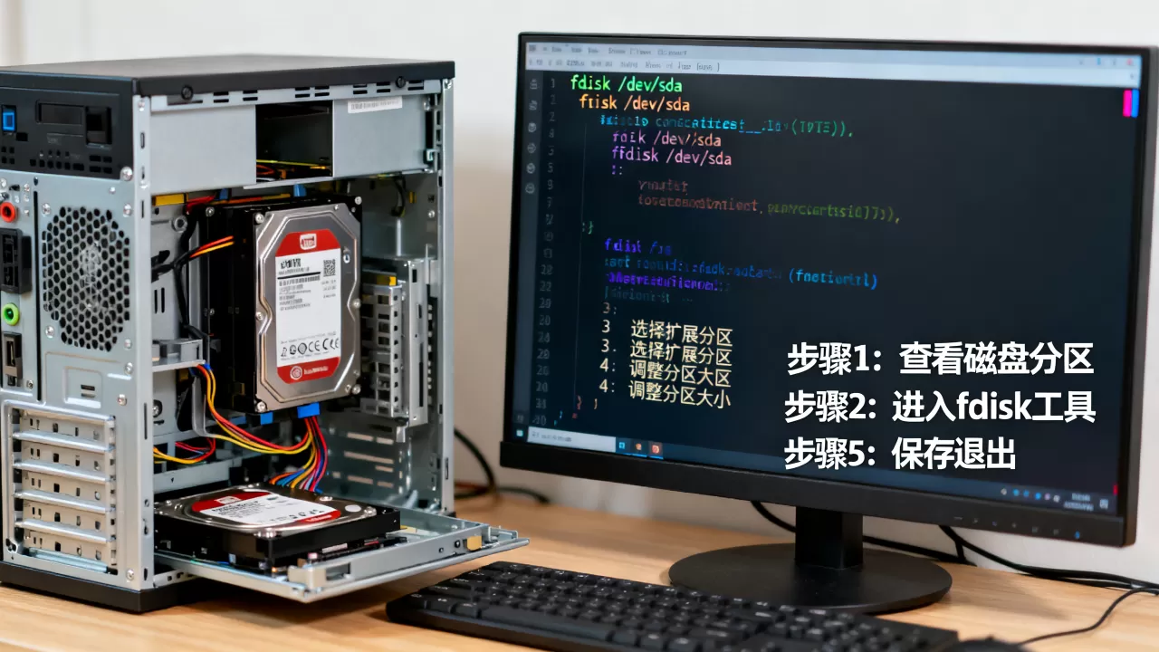 fdisk扩容命令怎么用，具体操作步骤有哪些？