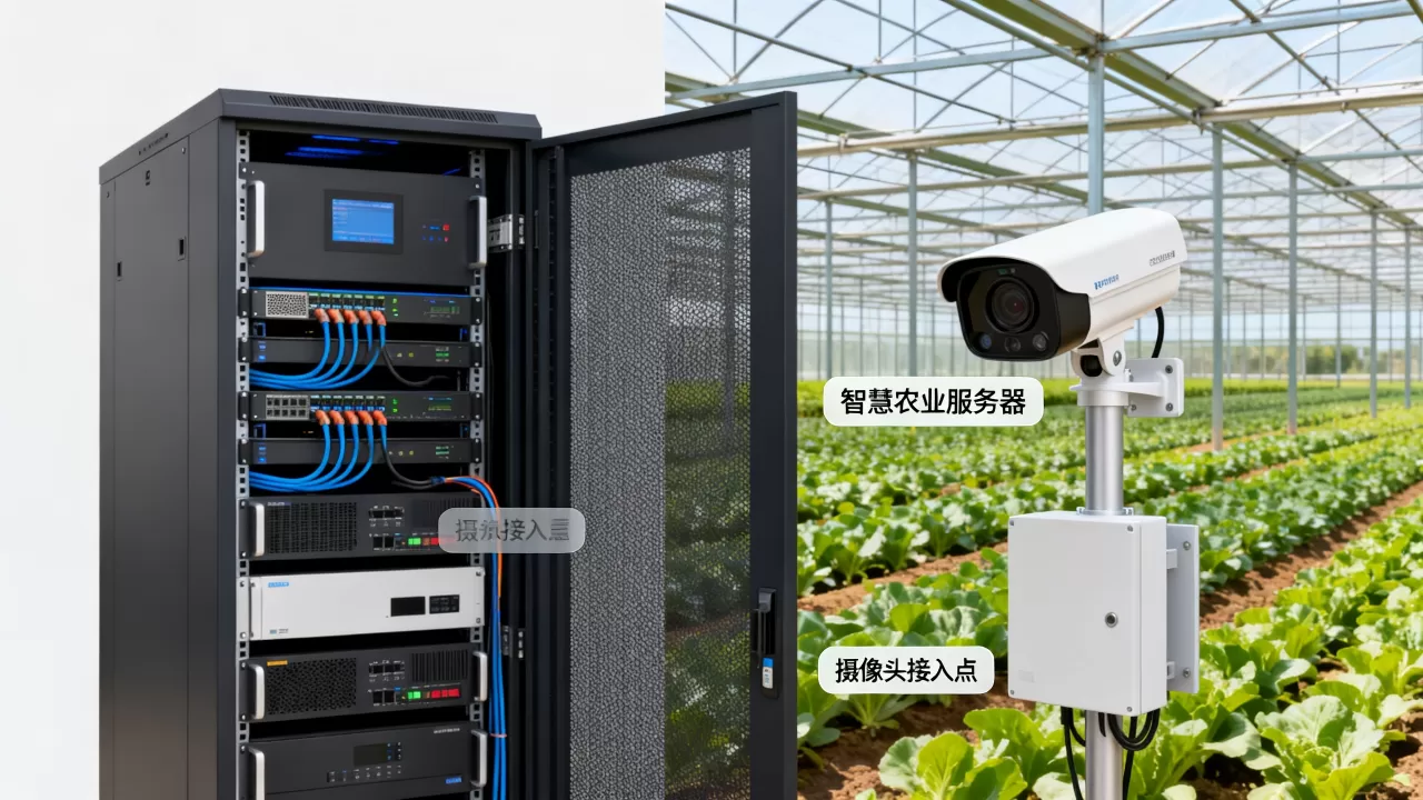 潍坊智慧农业项目租大带宽服务器接入摄像头怎么选，多少钱？