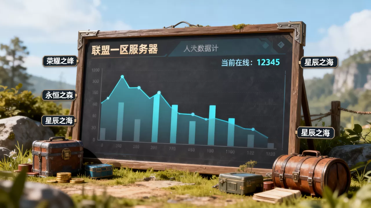 联盟一区有哪些服务器，哪个服务器人气最高