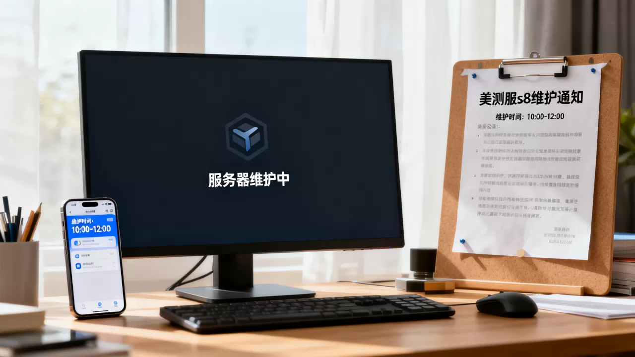 美测服s8怎么看服务器是否维护？，维护到几点