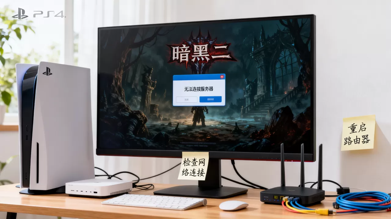 ps玩暗黑二连不上服务器怎么解决
