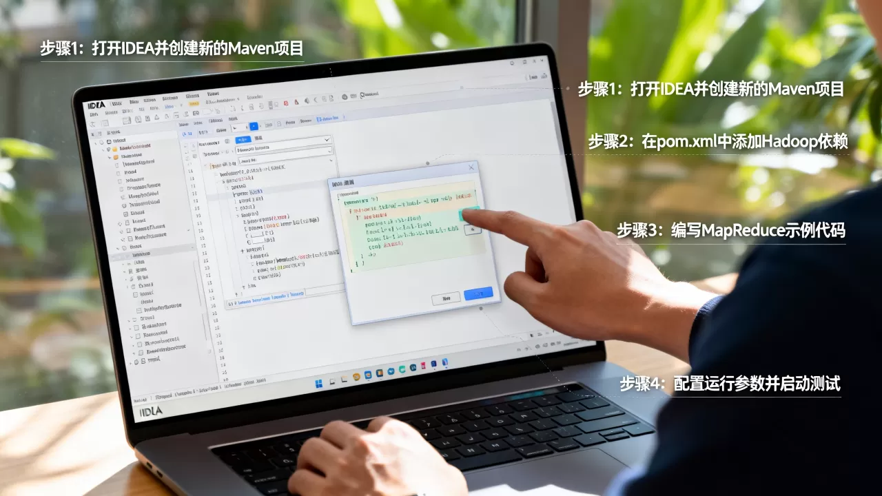 如何在IDEA中配置MapReduce样例，步骤有哪些？