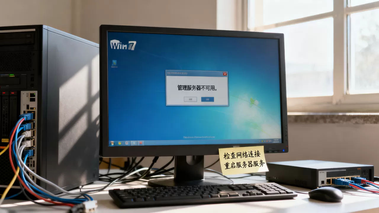 win7电脑管理服务器不可用怎么解决,是什么原因? win7电脑管理服务器不可用怎么解决,是什么原因?