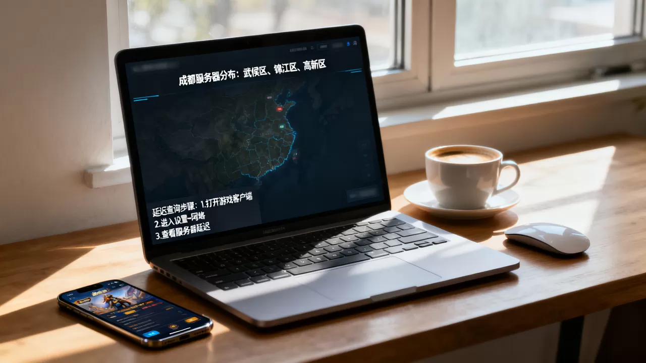 LOL服务器在成都哪些区，怎么查延迟最低？