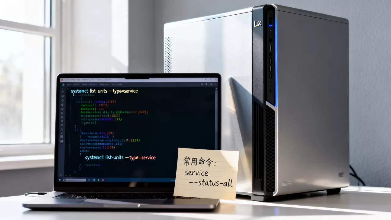 如何查看linux启动了哪些服务器，有哪些常用命令？