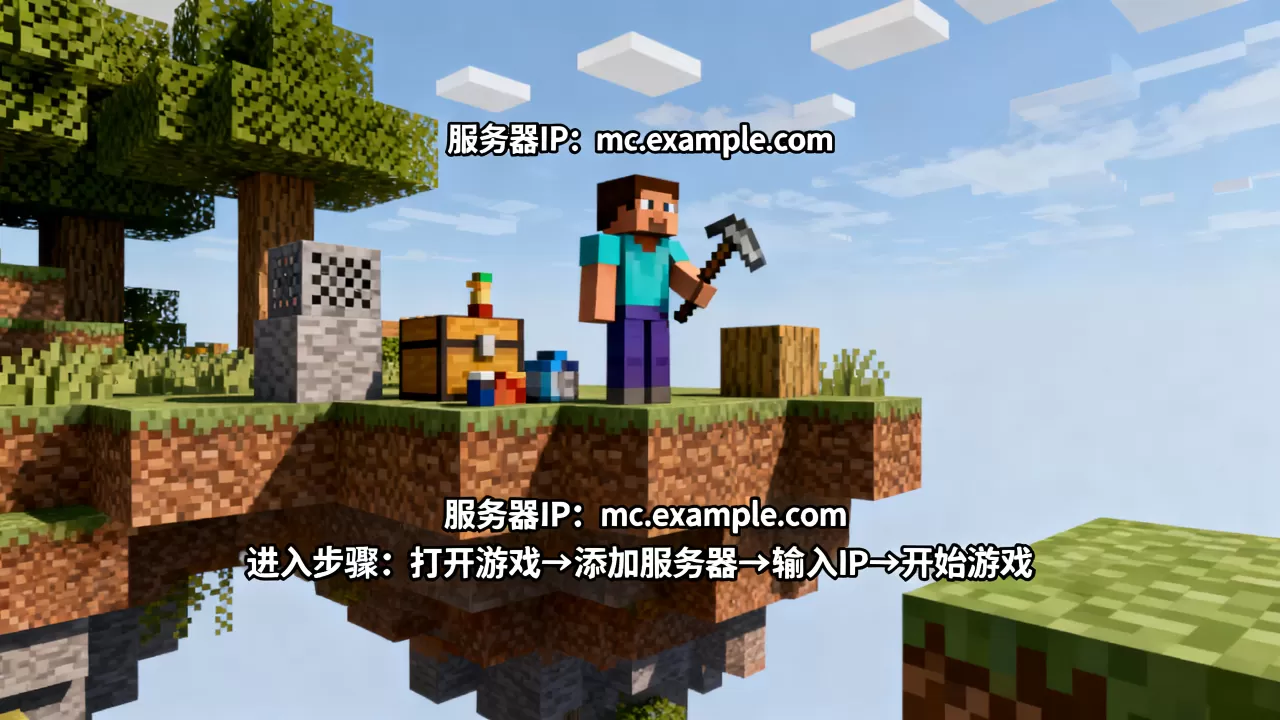我的世界空岛服务器IP是什么,怎么进去玩? 我的世界空岛服务器IP是什么,怎么进去玩?