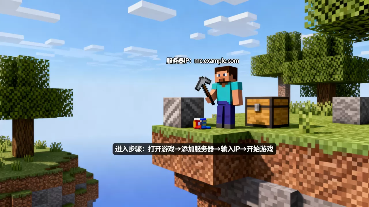 我的世界空岛服务器IP是什么,怎么进去玩? 我的世界空岛服务器IP是什么,怎么进去玩?