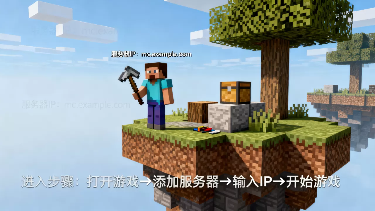 我的世界空岛服务器IP是什么,怎么进去玩? 我的世界空岛服务器IP是什么,怎么进去玩?