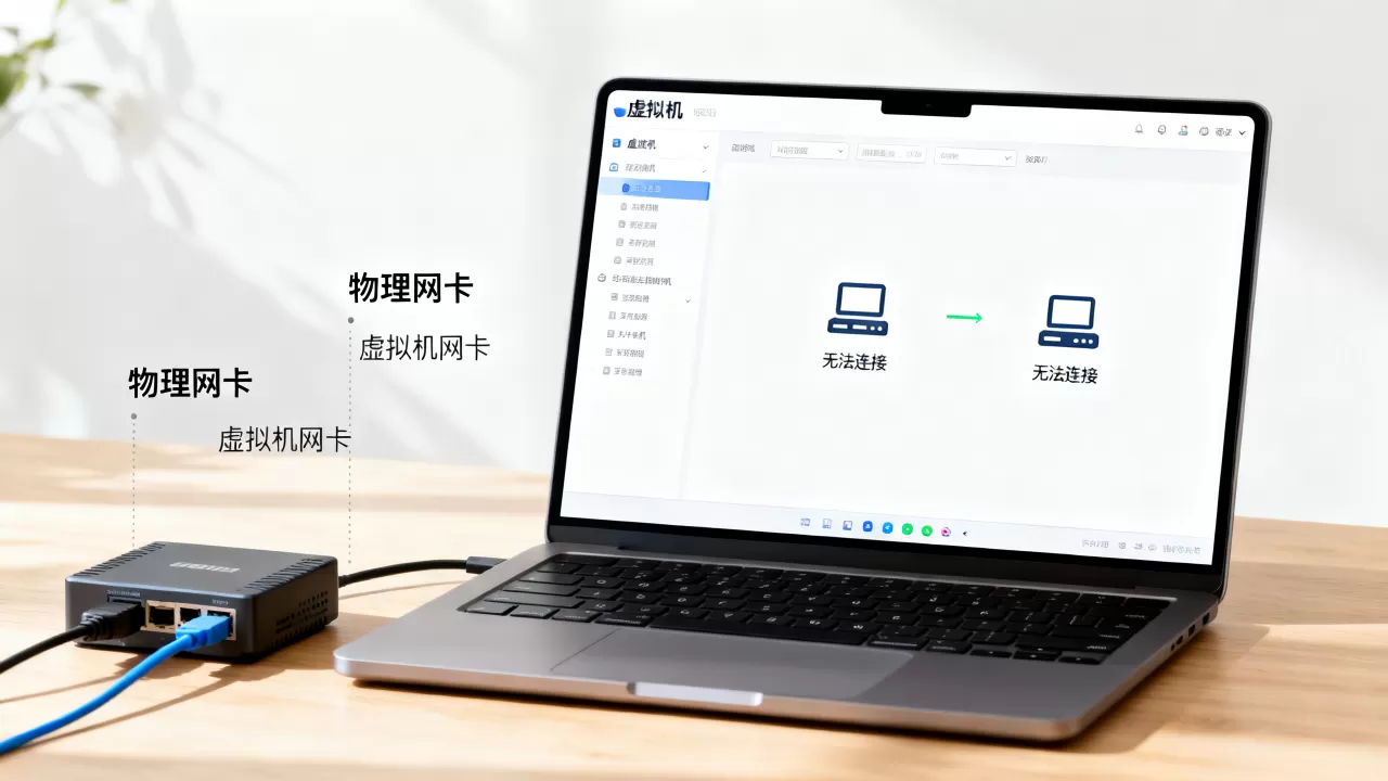 虚拟机网卡无法连接是什么原因，怎么解决？