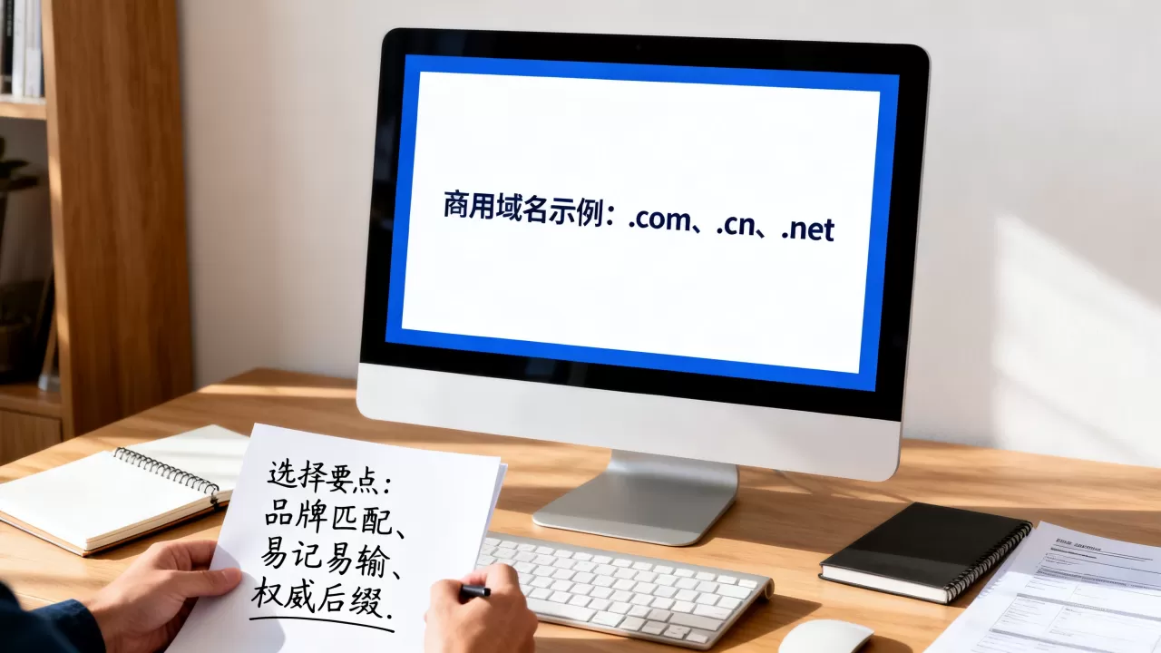 哪些域名属于商用域名，商用域名怎么选更靠谱？