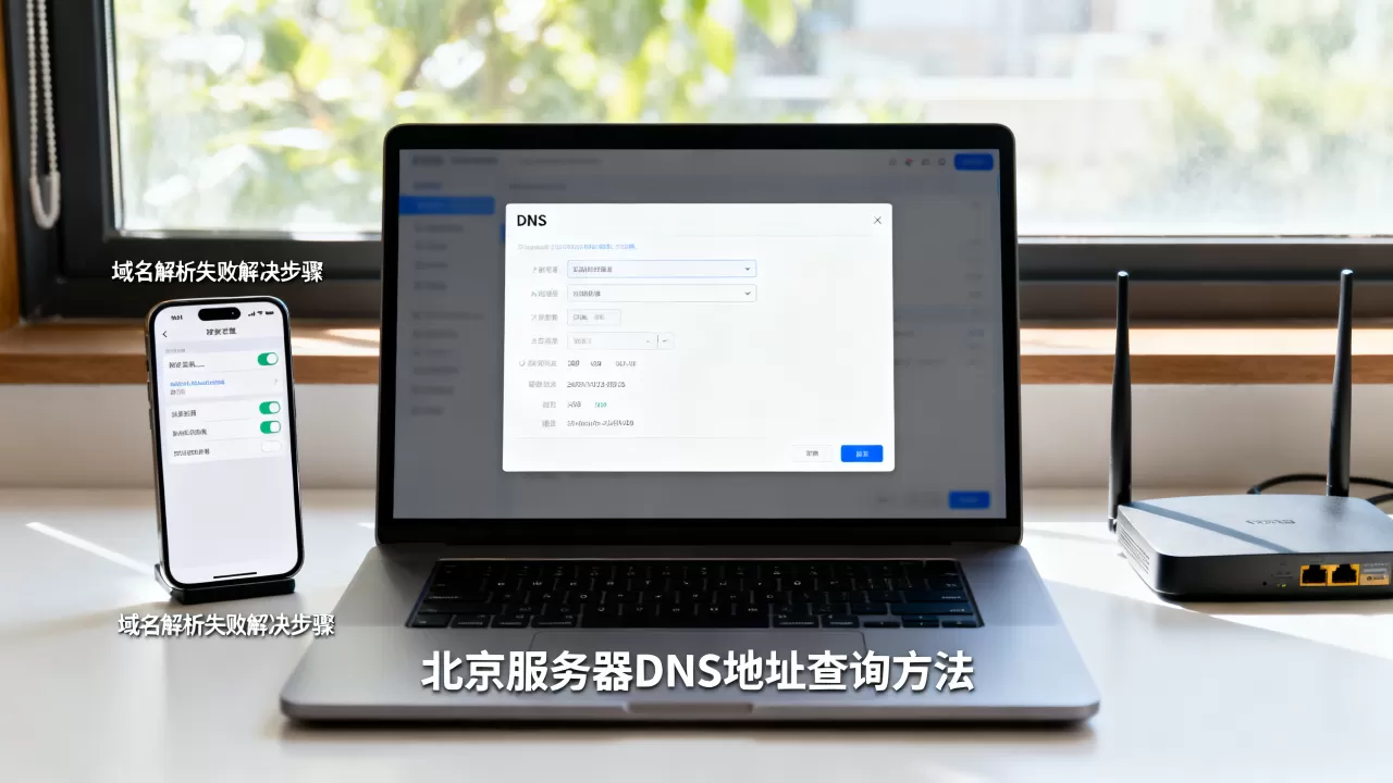 北京服务器DNS地址在哪查？，域名解析失败怎么解决