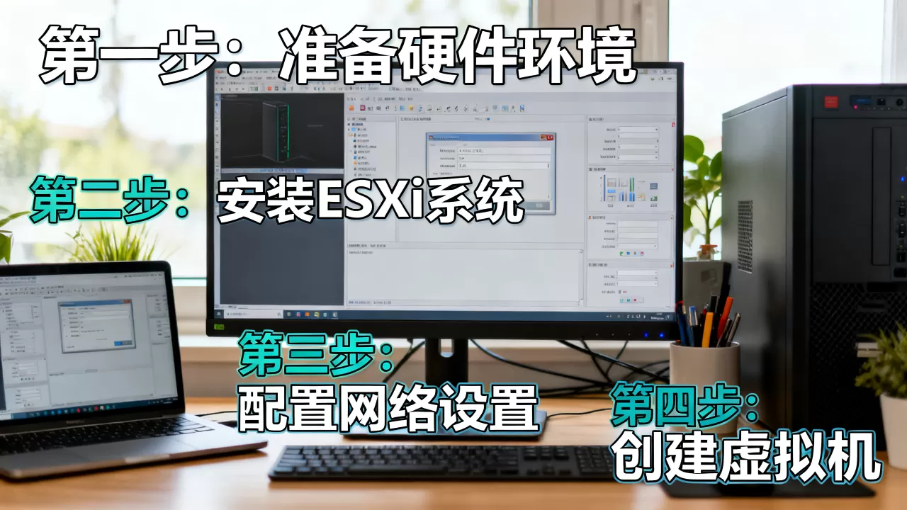 虚拟机配置esxi有哪些步骤？，怎么操作