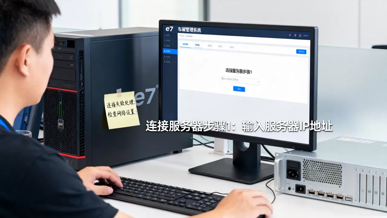 e7车辆管理系统怎么连接服务器，服务器连接失败怎么办？