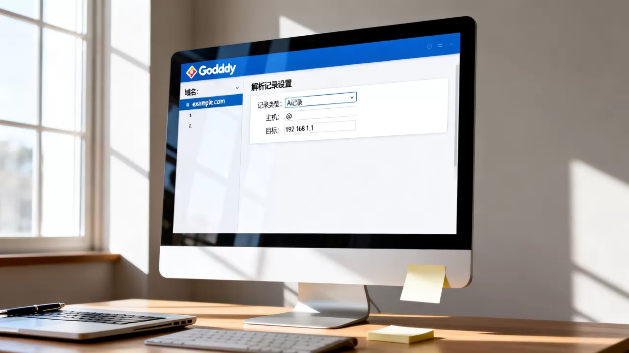 Godaddy域名解析怎么做，新手如何设置解析记录？