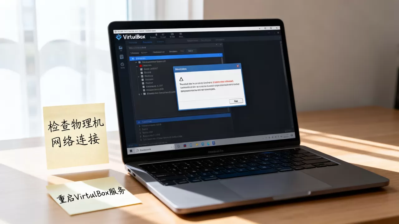 VirtualBox连不上怎么解决?,虚拟机网络故障排查方法有哪些? VirtualBox连不上怎么解决?,虚拟机网络故障排查方法有哪些?