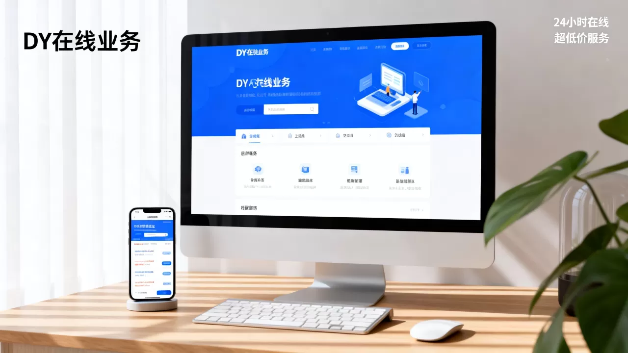 DY在线业务24小时业务平台超低价
