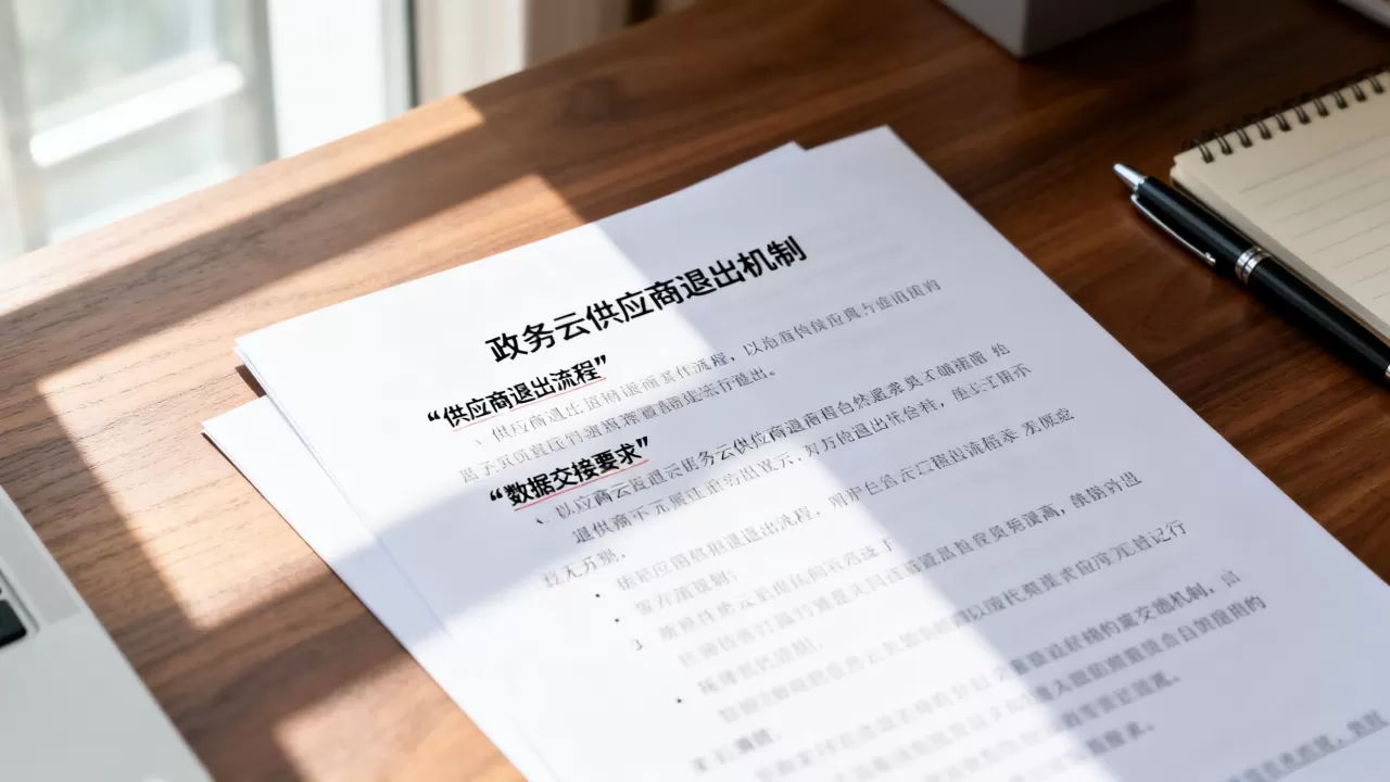 政务云建设里供应商退出机制如何写,有哪些注意事项? 政务云建设里供应商退出机制如何写,有哪些注意事项?