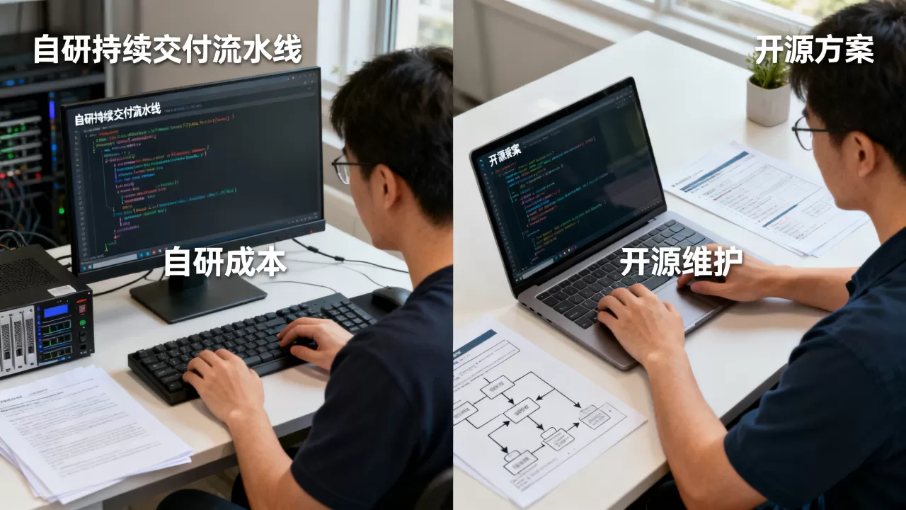 持续交付流水线自研还是用开源方案更划算,到底怎么选? 持续交付流水线自研还是用开源方案更划算,到底怎么选?