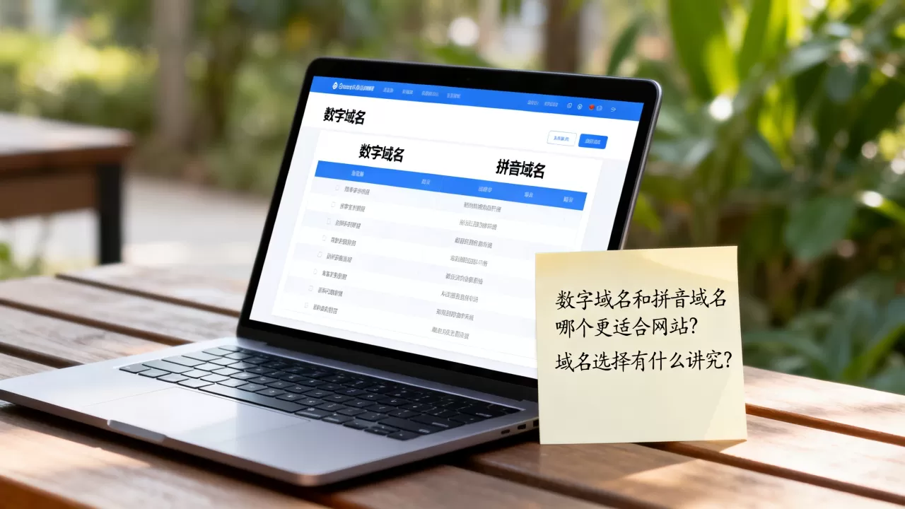 数字域名和拼音域名哪个更适合网站？,域名选择有什么讲究？