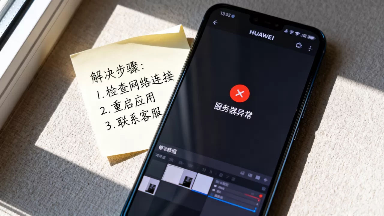华为AI修图为何显示服务器异常,怎么解决 华为AI修图为何显示服务器异常,怎么解决