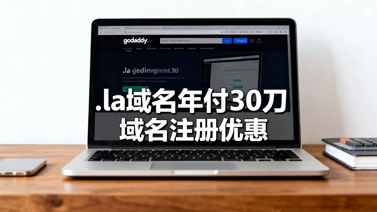 godaddy推出.la域名年付30刀靠谱吗，域名注册优惠有哪些