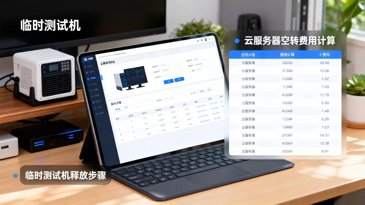 临时测试机如何释放避免空转,云服务器空转费用怎么算? 临时测试机如何释放避免空转,云服务器空转费用怎么算?