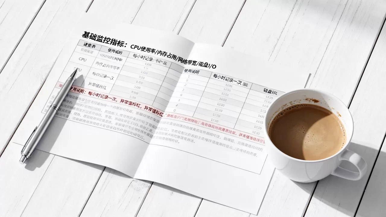给入门团队的一页式监控指标速查表怎么用,监控指标有哪些? 给入门团队的一页式监控指标速查表怎么用,监控指标有哪些?