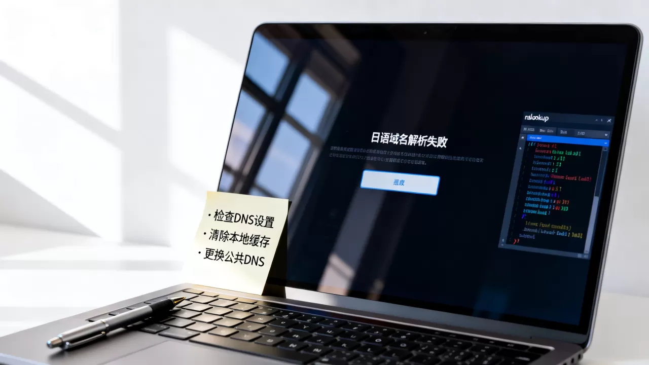 日语域名解析失败怎么办?有哪些解决方法? 日语域名解析失败怎么办?有哪些解决方法?