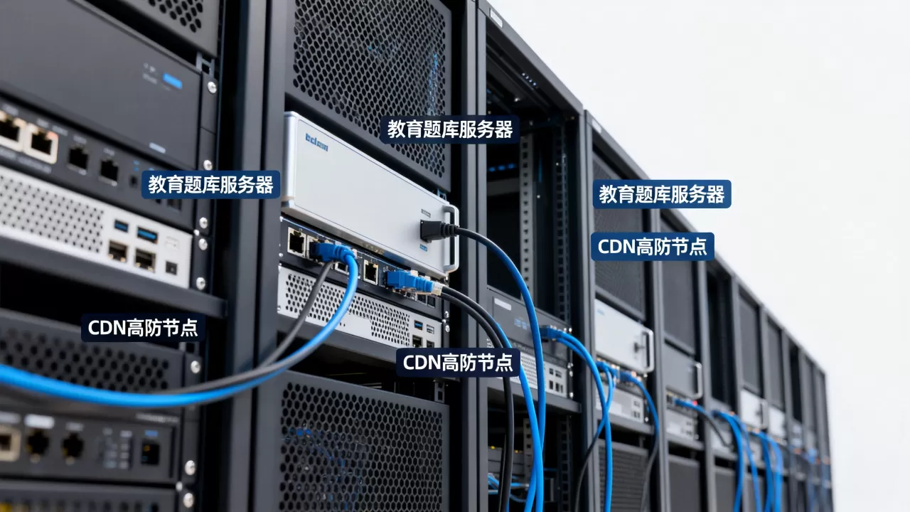 教育题库高并发服务器CDN高防如何协同,配置方案是什么? 教育题库高并发服务器CDN高防如何协同,配置方案是什么?