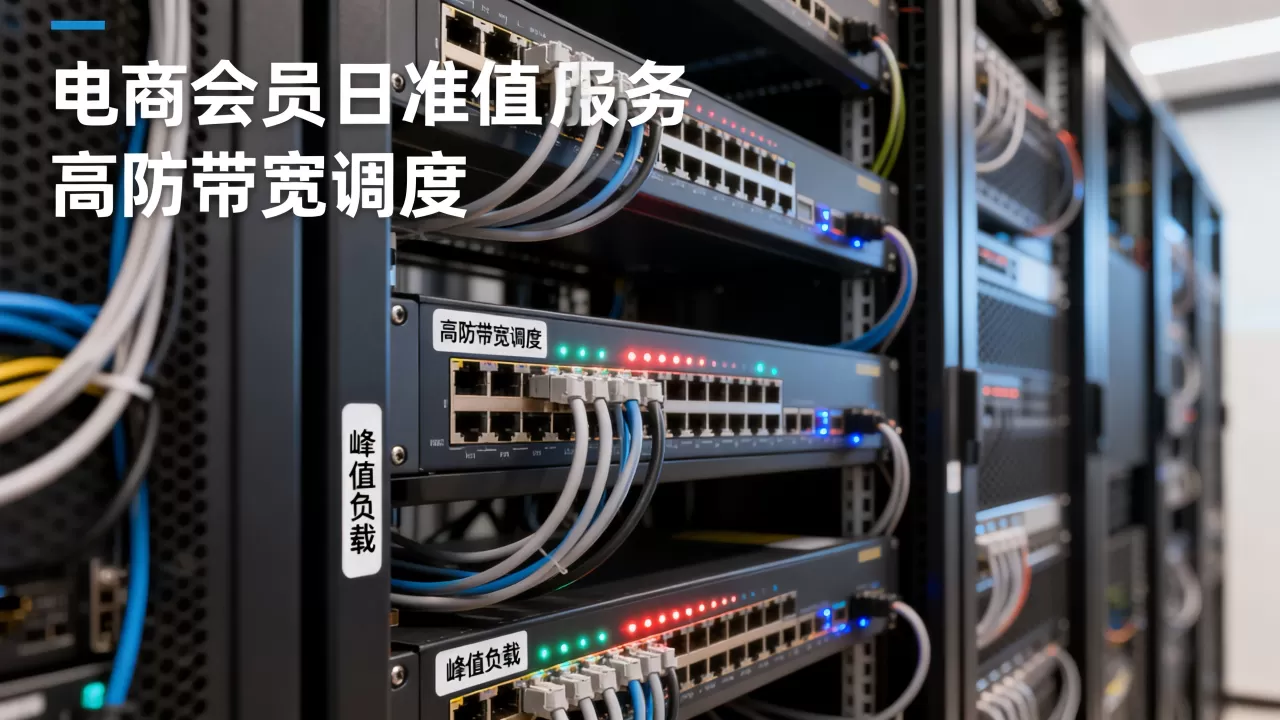 电商会员日峰值服务器高防带宽调度 电商会员日峰值服务器高防带宽调度