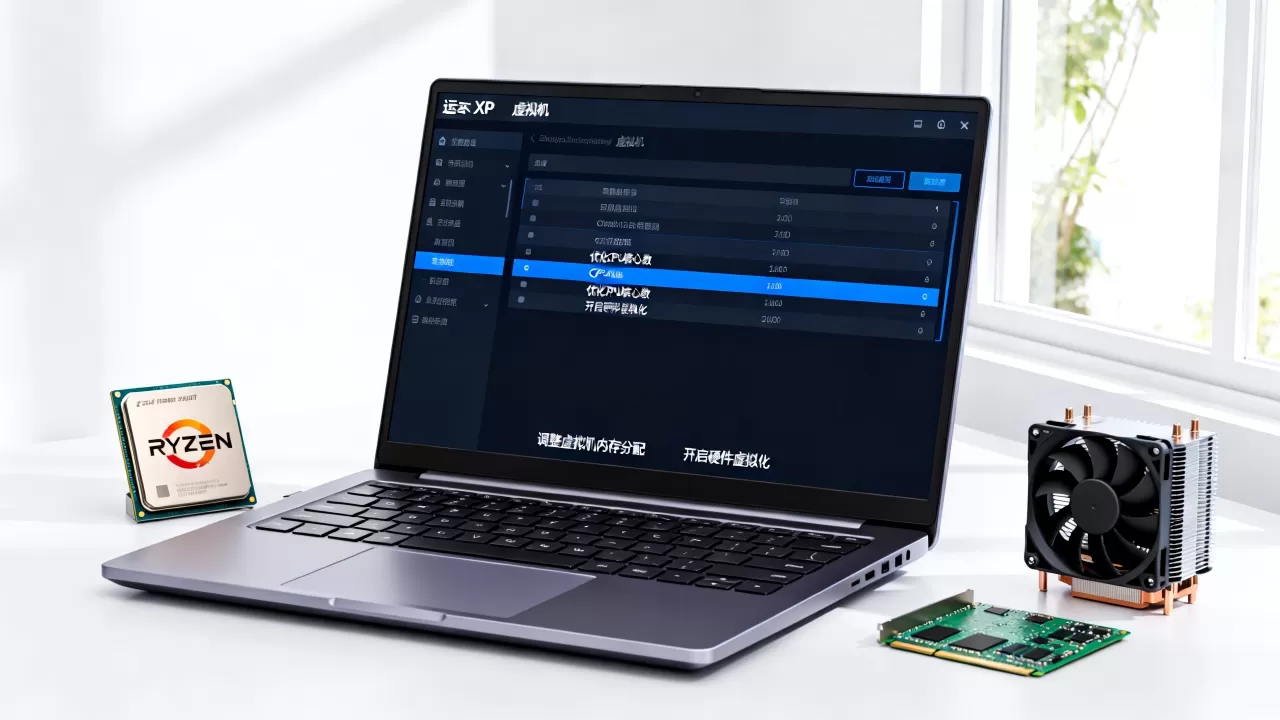 ryzen xp虚拟机性能如何优化,虚拟机卡顿怎么解决? ryzen xp虚拟机性能如何优化,虚拟机卡顿怎么解决?