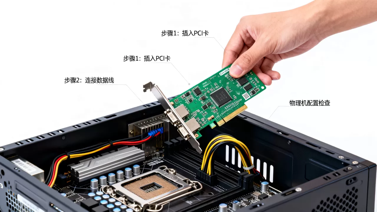 虚拟机PCI卡怎么安装，物理机配置不兼容怎么办？